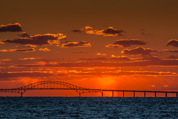 Robert Moses Bridge After Sunset