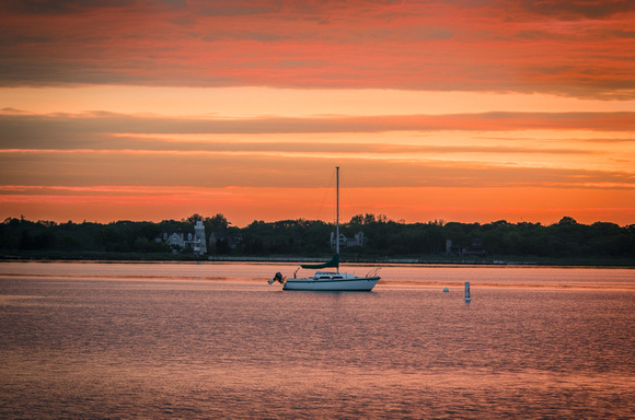 Sunrise from Bellport Dock